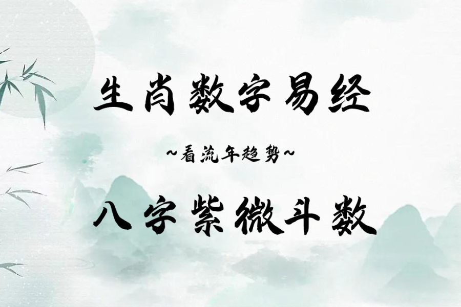 流年趋势八字紫微斗数生肖数字易经
